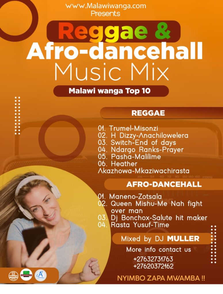 Reggae & Afro Dancehall Music Mix – Malawiwanga Top 10 (Mixed by Dj Muller)