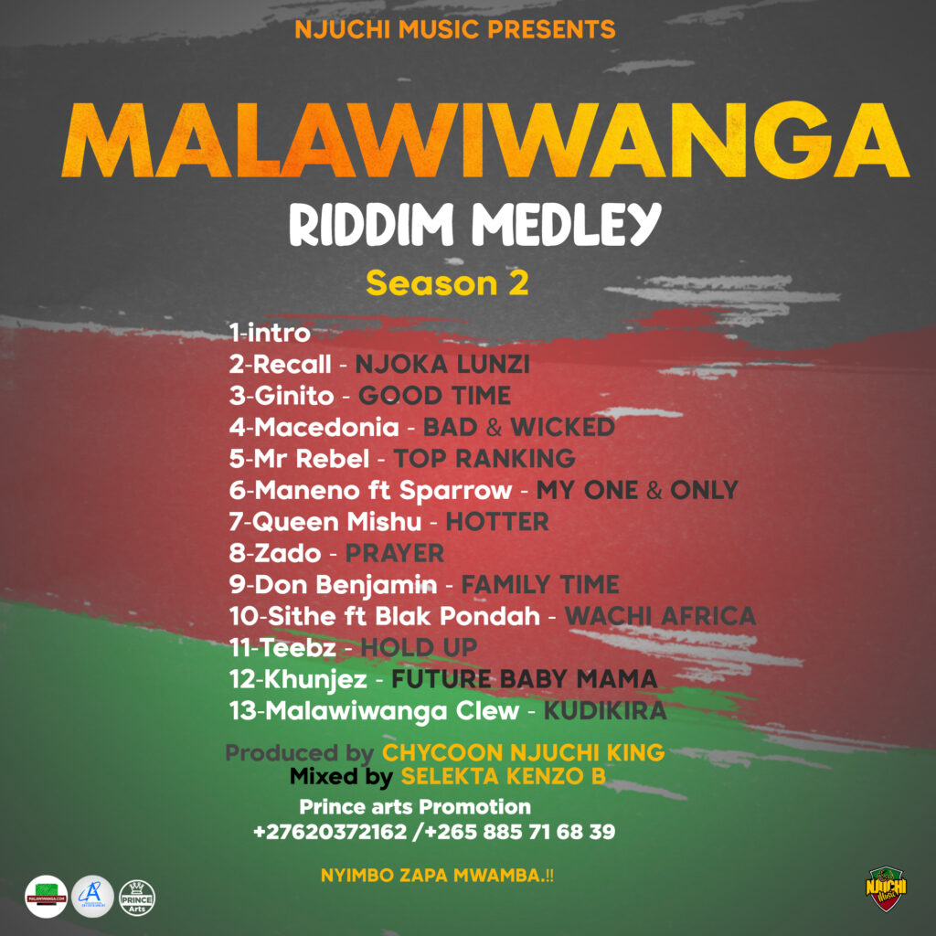 Malawiwanga Riddim Medley Season 2 (Mixed by Selekta Kenzo B)